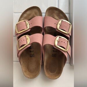 Old Rose Arizona Big Buckle Birkenstocks Size 41 (10-10.5)